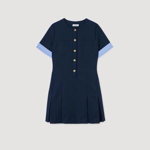 Sandro Navy dress BNWT 36